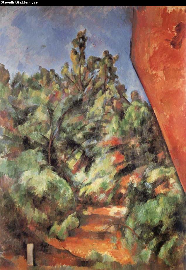 Paul Cezanne Bibemus Le Rocher Rouge